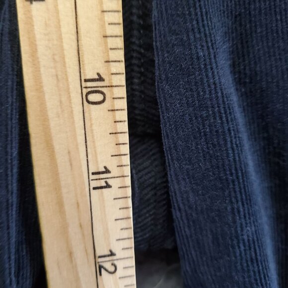 Gap Jeans Womens 33 Tall Black Perfect Boot Corduroy Stretch Five Pocket - Picture 6 of 10